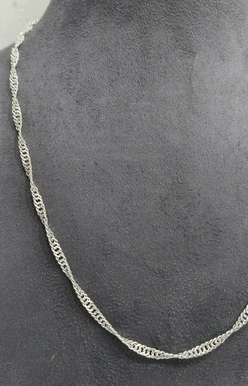 Silver Rope Chain (AVSC-37) view 2