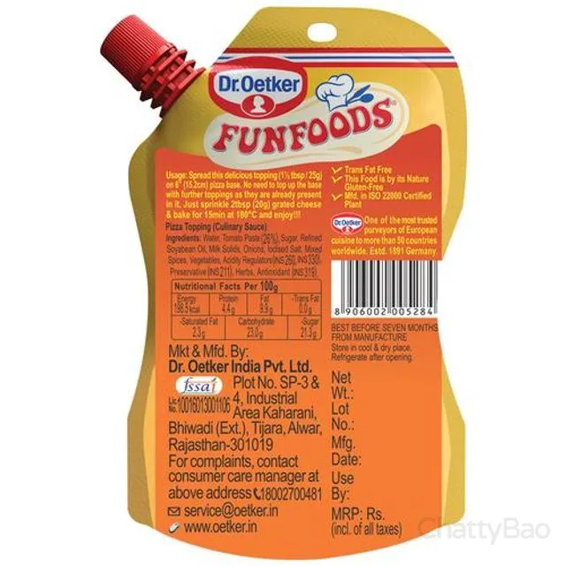 Dr. Oetker Funfoods Pizza Topping 100 g view 2