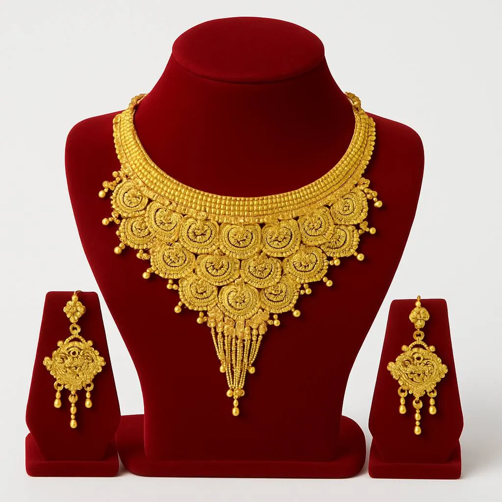 18K Bridal Gold Set view 2