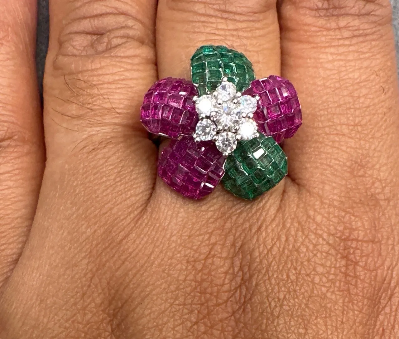 Multicolored Gemstone Ring