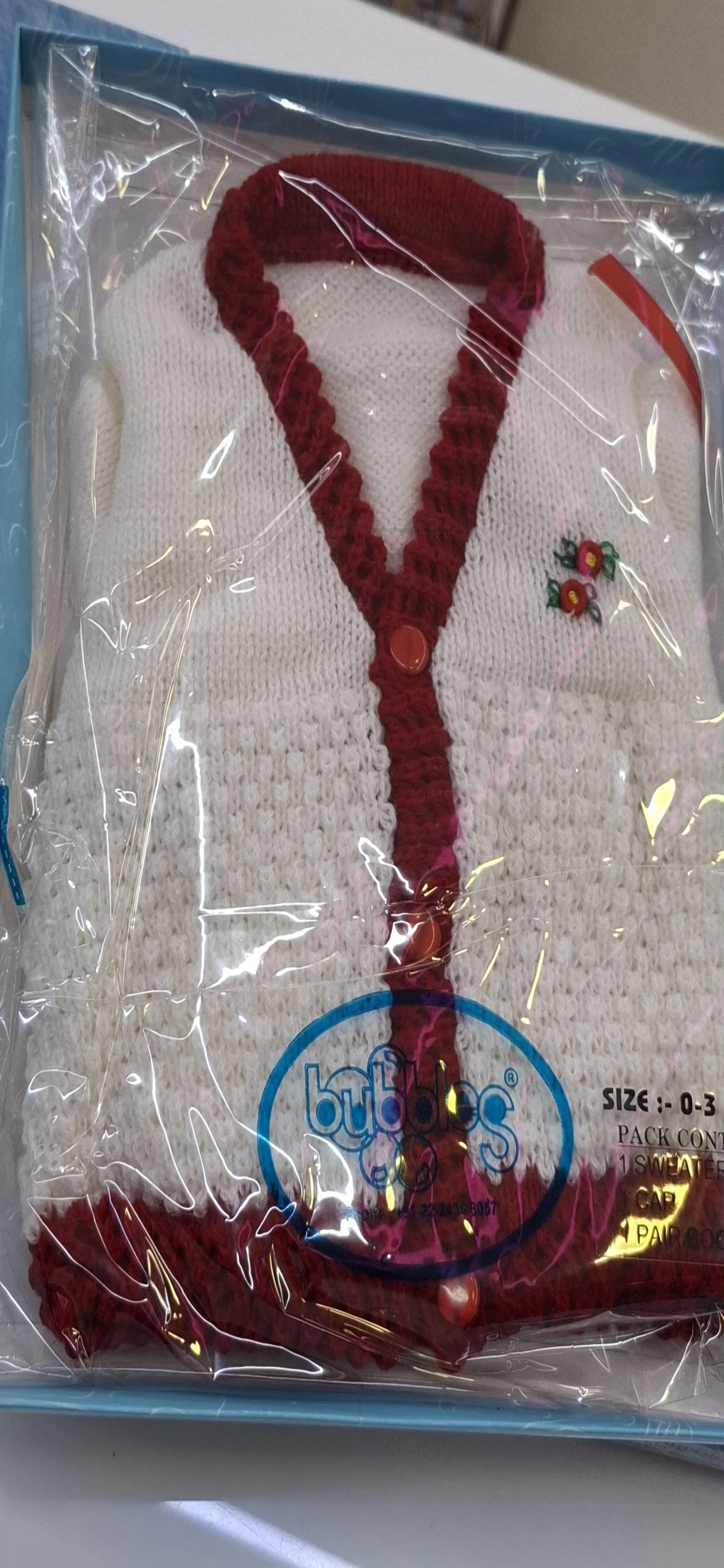 Bubbles Baby Sweater Set,, view 2