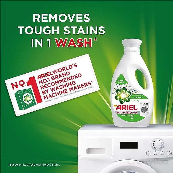 Ariel Matic Liquid Detergent Front Load 1 L view 3