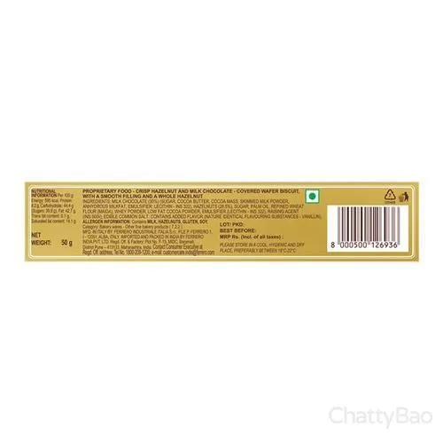 Ferrero Rocher Chocolate 50 g view 2