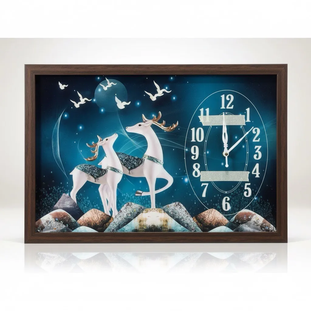 Decorative Deer Wall Clock