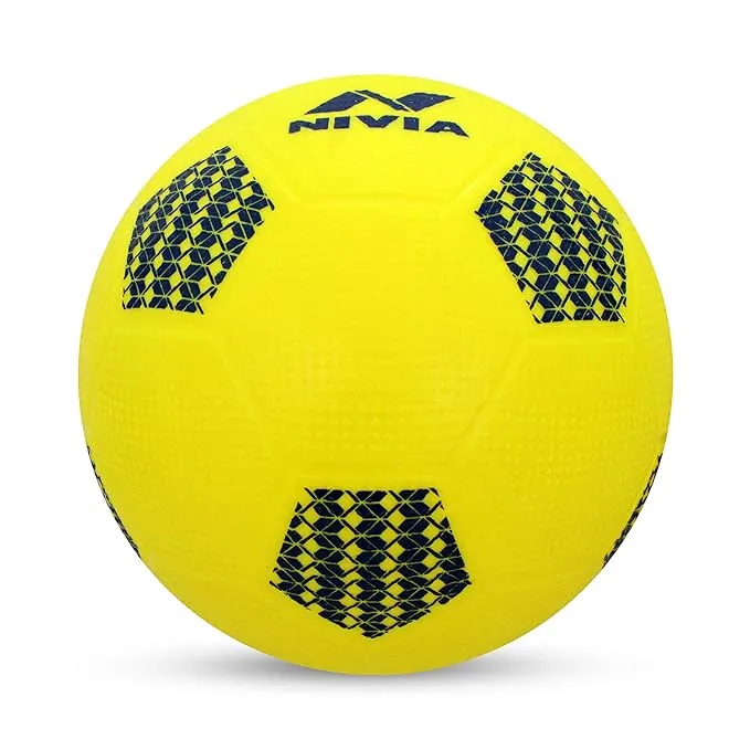 Nivia Home Play Mini Football For Indoor Use Size 3 - Yellow view 2