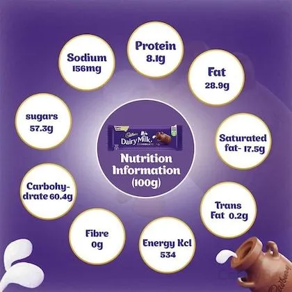 Cadbury Dairy Milk Chocolate 55 g view 3