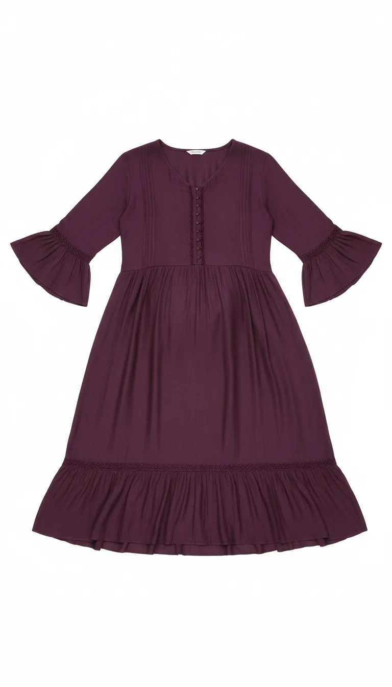 Moms n Mom Rayon Maternity Short Dress 2448 view 2