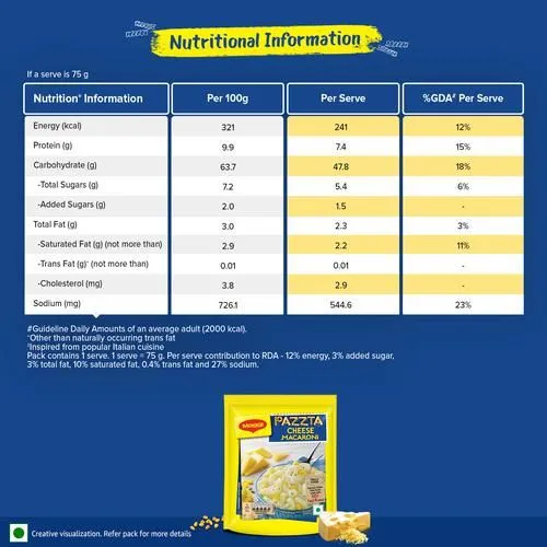 Maggi Pazzta Cheese Macaroni, 70 g view 2