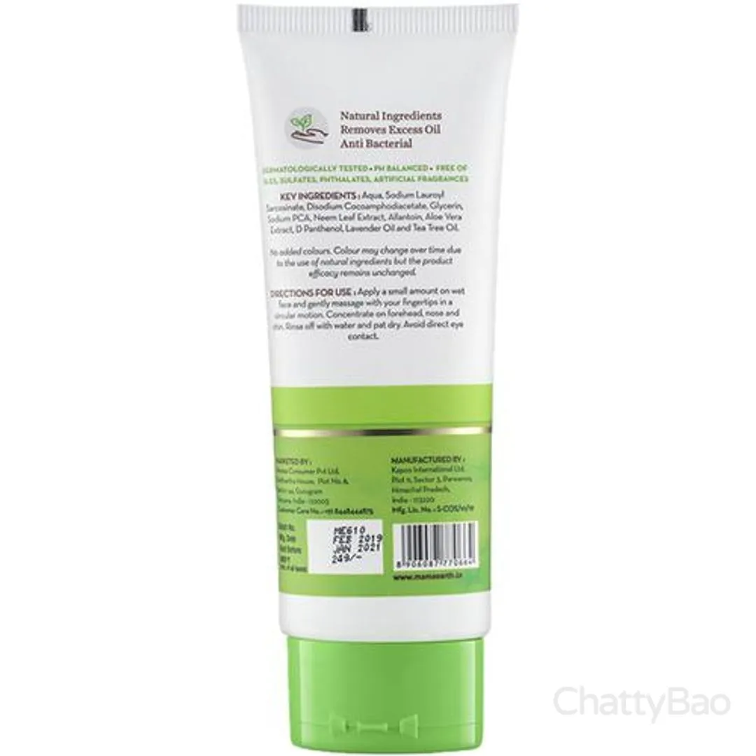 Mamaearth Tea Tree Face Wash 100 ml view 2