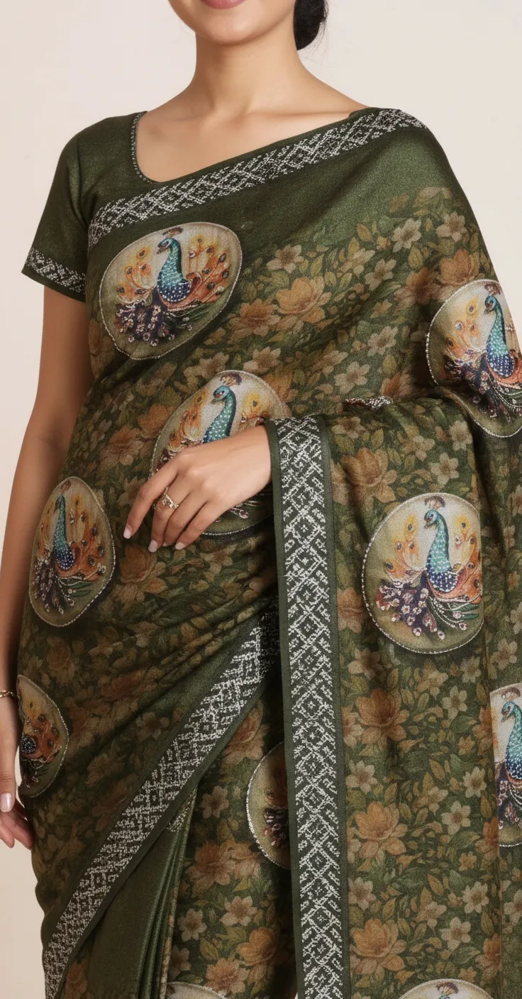 Embroidered Saree... view 3
