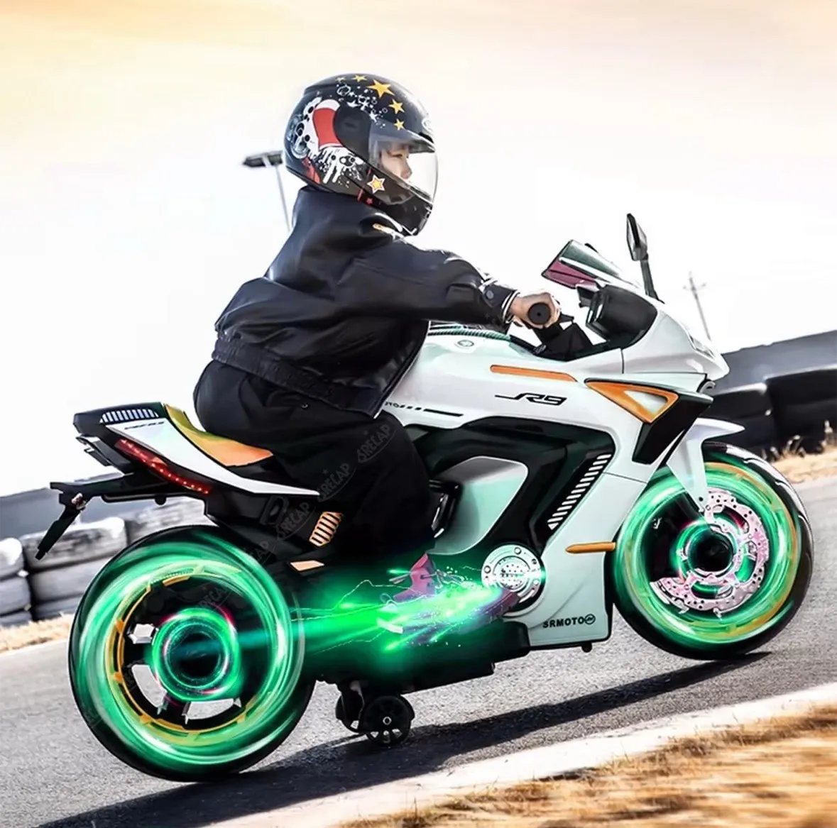 R9 Kids Battery Bike view 3