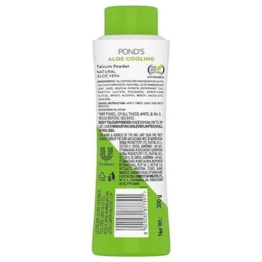 Ponds Aloe Cooling Talc Powder 300 g view 2