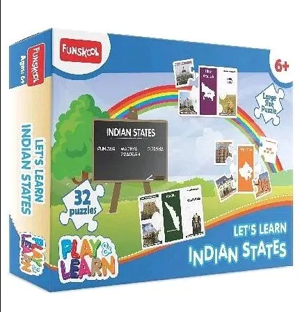 Let's Learn Indian States Puzzle, 6+, L, 1 Pcs view 2
