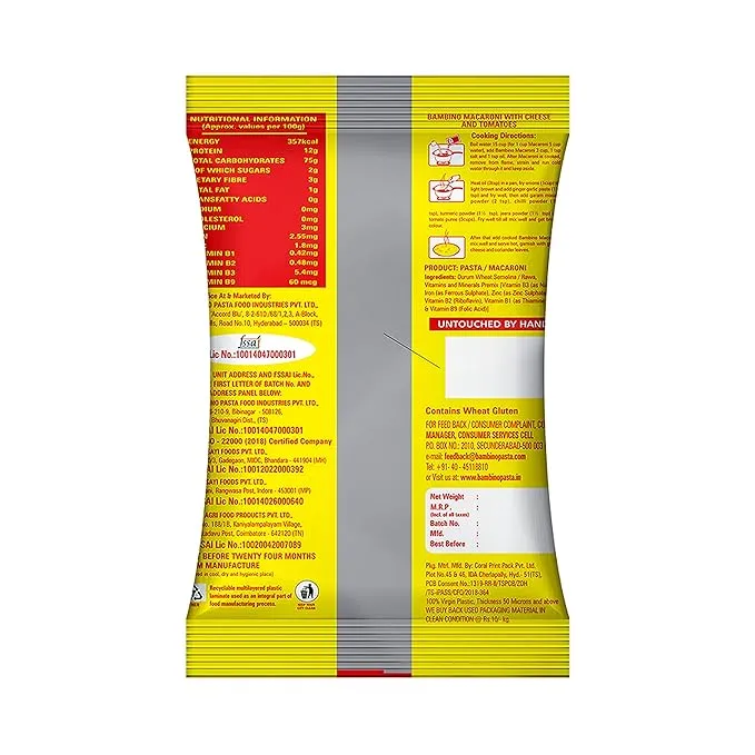 Bambino Macaroni Pasta Elbow 850 g view 2