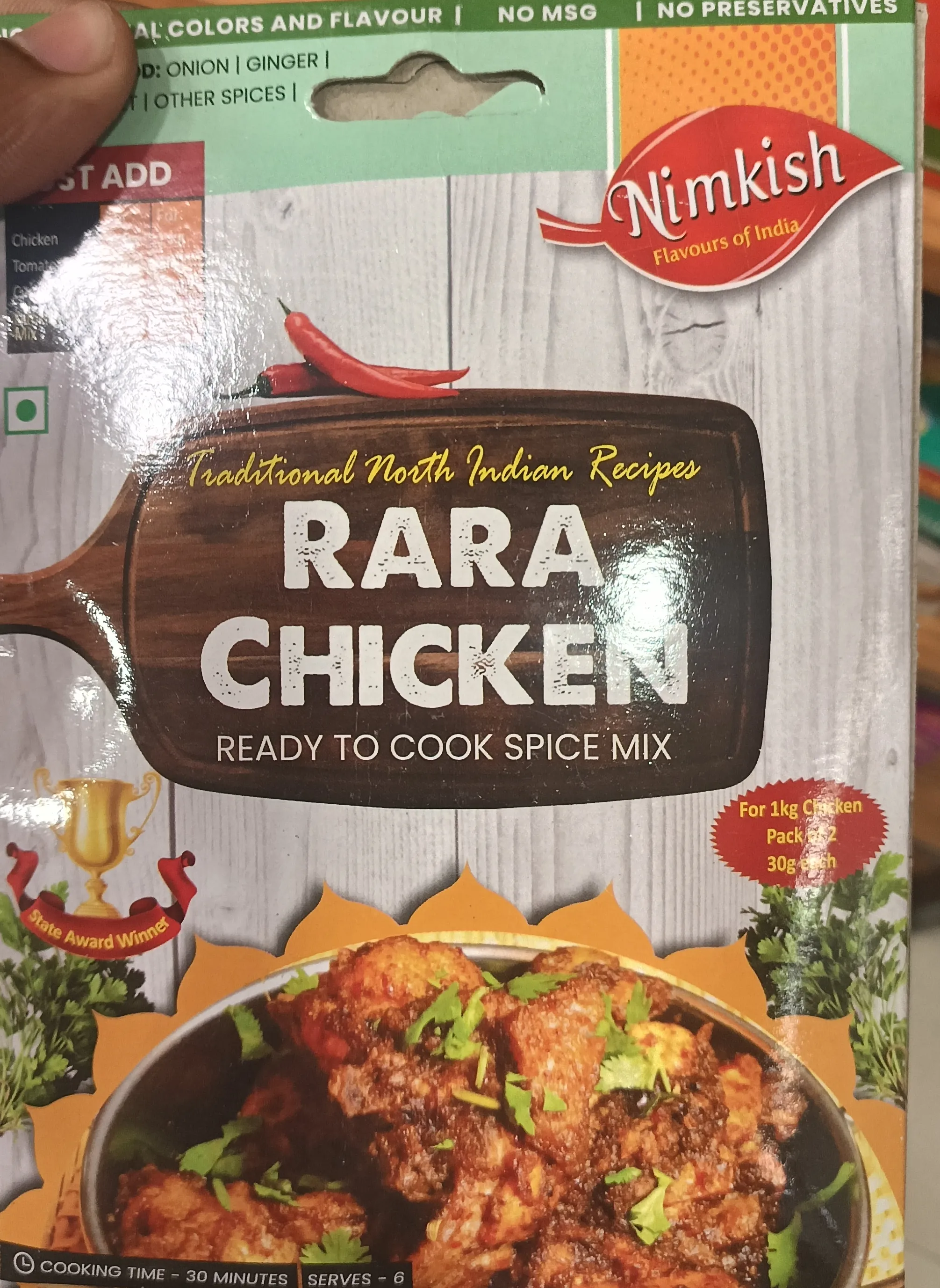 Nimkish Rara Chicken Spice Mix view 2