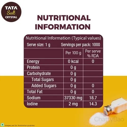Tata Salt Iodised Crystal Salt 1 Kg view 3