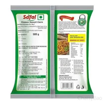 Safal Frozen Sweet Corn 500 g view 2