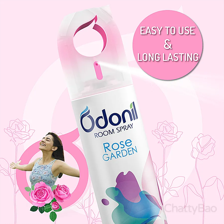 Odonil Room Air Freshner Spray - Rose Garden 220 ml view 3
