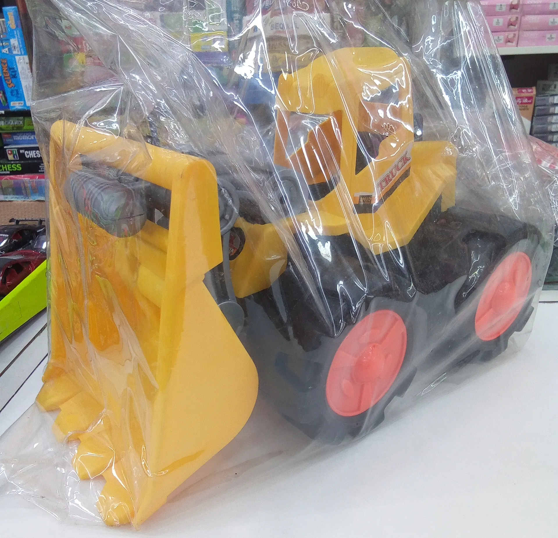 Yellow Construction Truck Jcb view 2