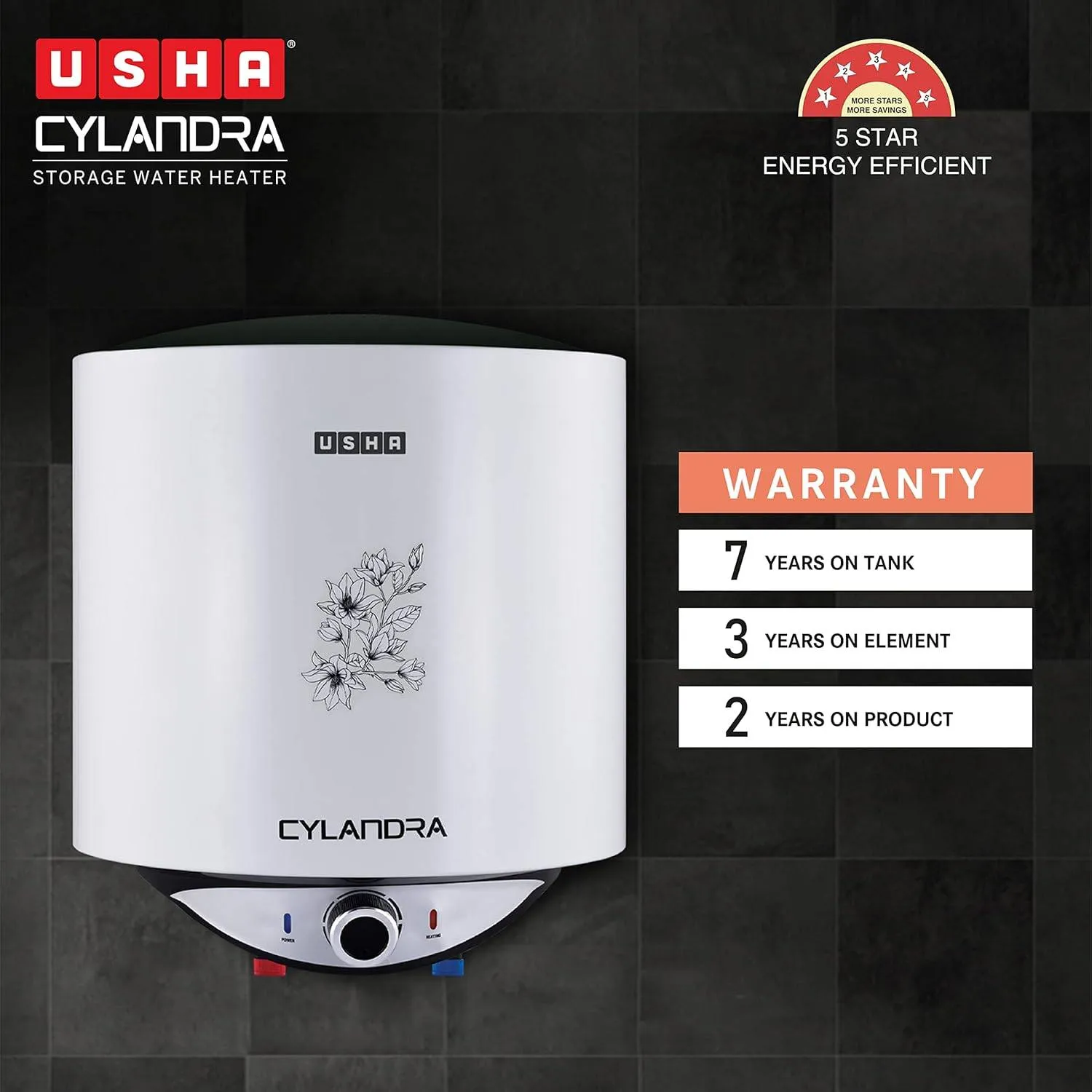 Usha Clyandra Water Heater view 3