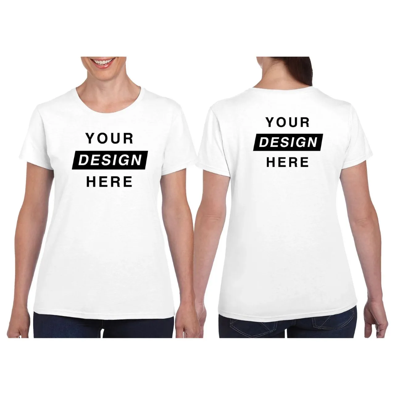 White Tshirt view 4