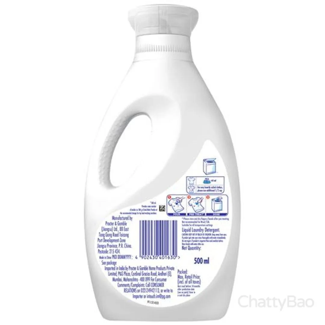 Ariel Matic Liquid Detergent Top Load 500 ml view 2