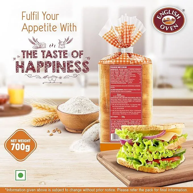 English Oven Premium White Bread 700 g view 2