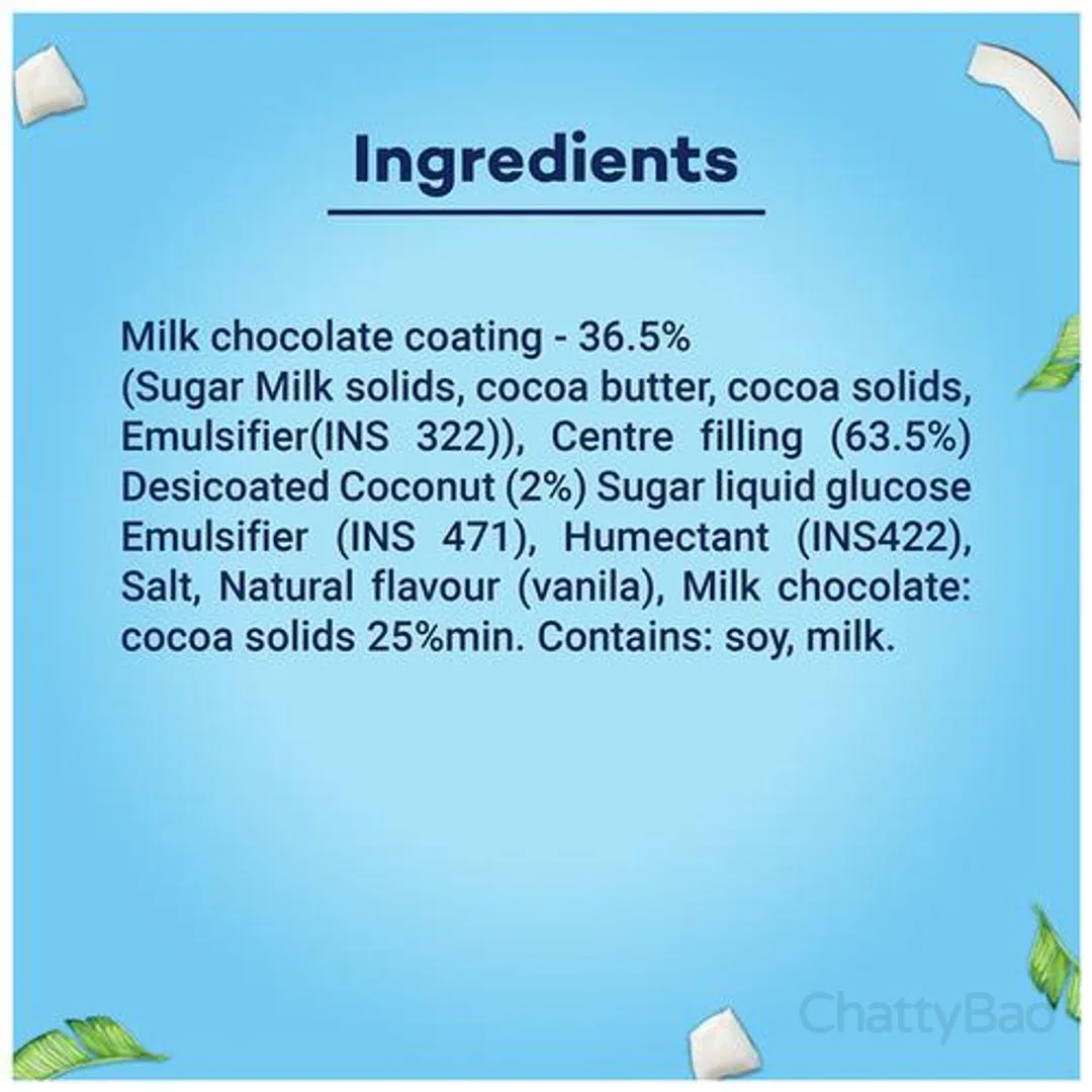 Bounty Coconut Chocolate Bar 57 g view 2