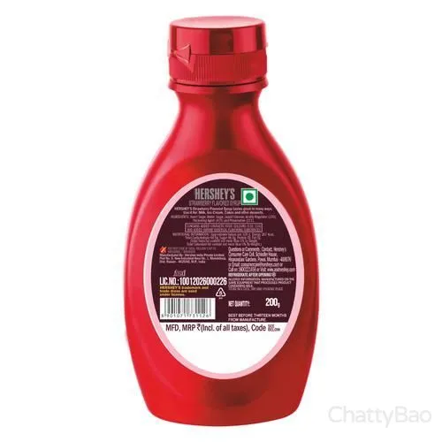 Hersheys Strawberry Syrup 200 g view 2
