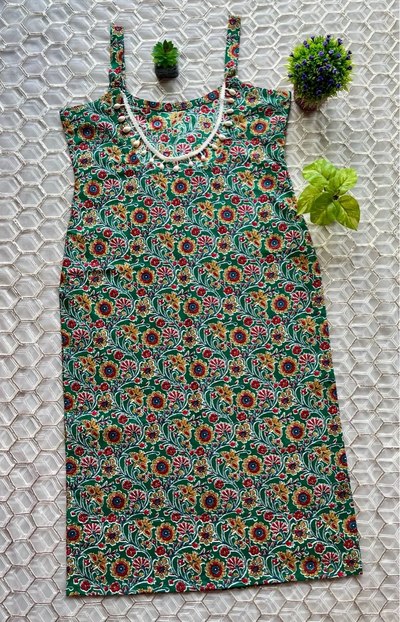 ‘Gulzar’ Kurti New - Green view 2