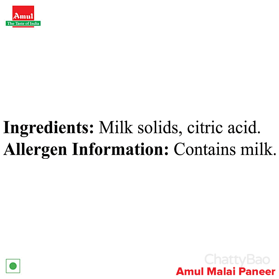 Amul Malai Paneer Fresh 200 g view 5