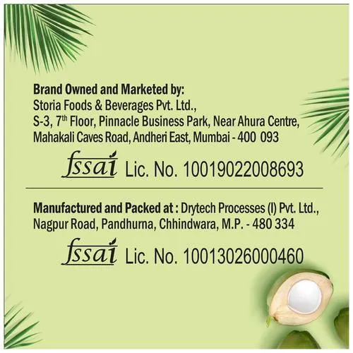 Storia Tender Coconut Water - No Added Sugar 180 ml view 4