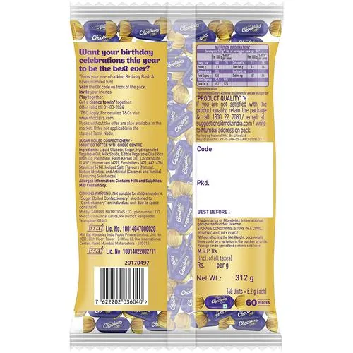 Cadbury Choclairs Gold Candy 330 g view 2