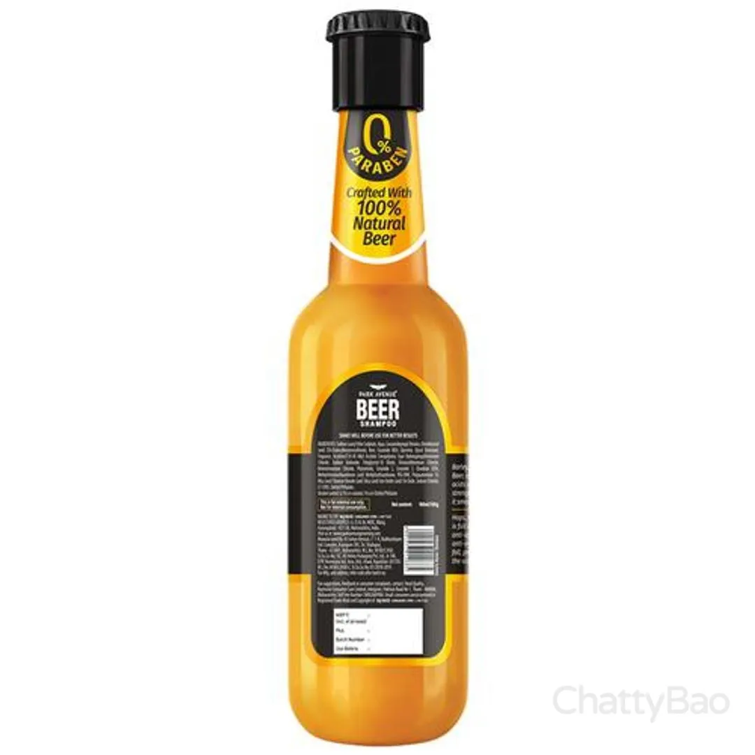 Park Avenue Beer Shampoo - Damage Free 180 ml view 2