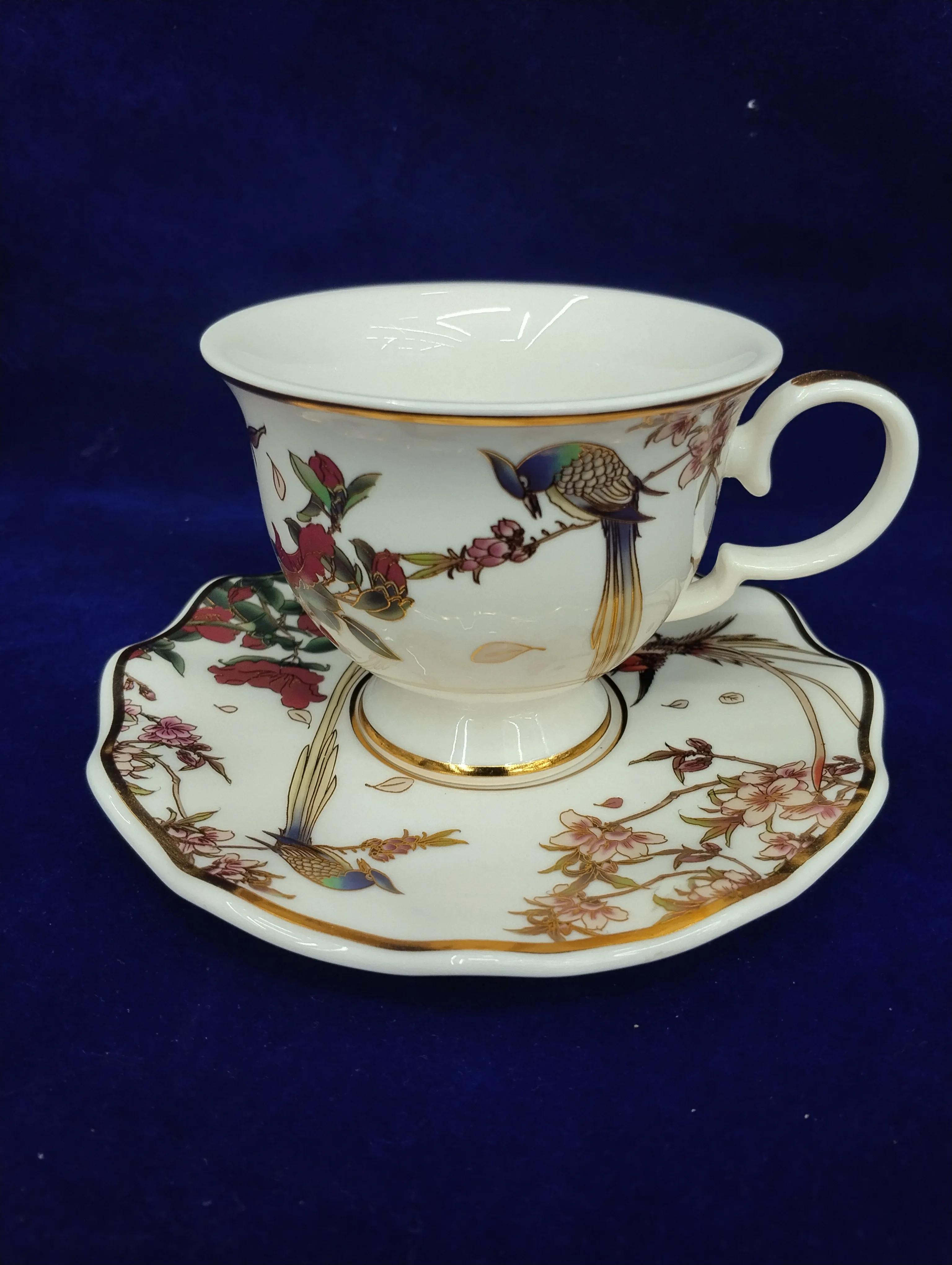 Porcelain Teacup with Saucer view 2