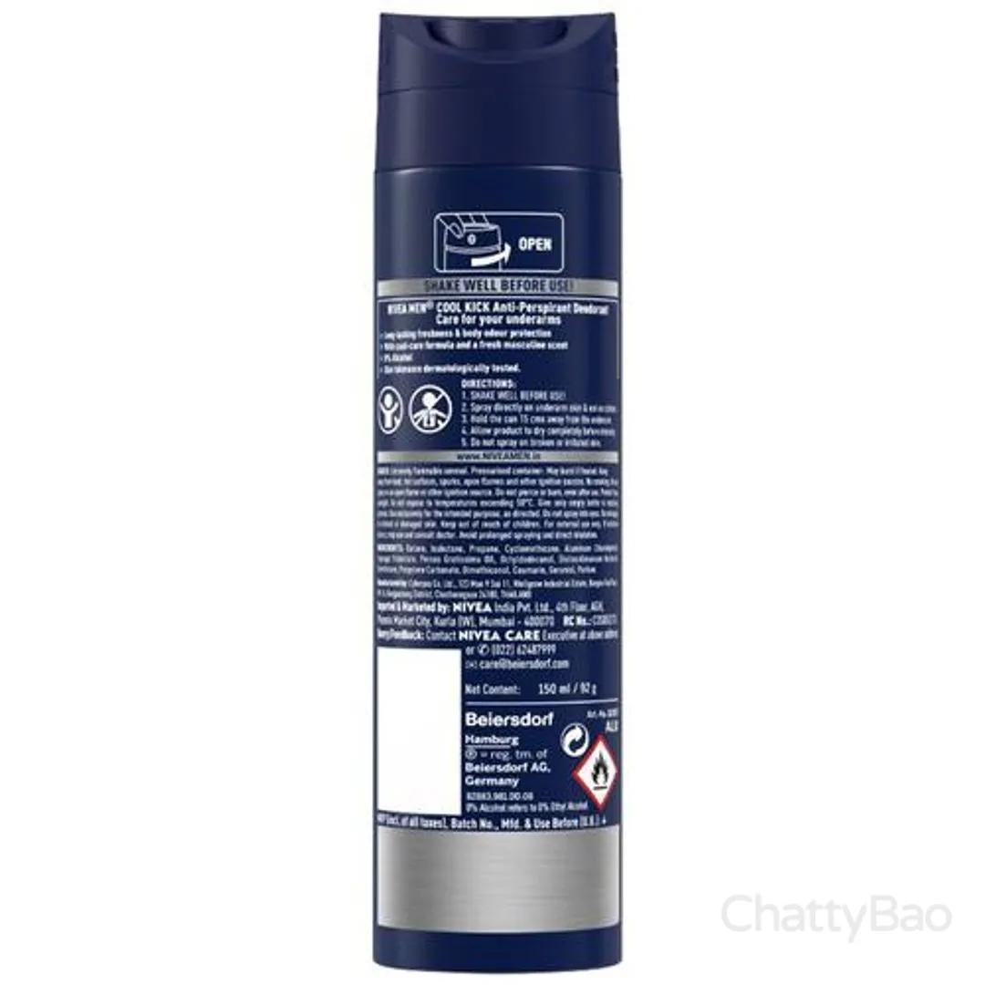 Nivea Men Deodorant Cool Kick 150 ml view 2