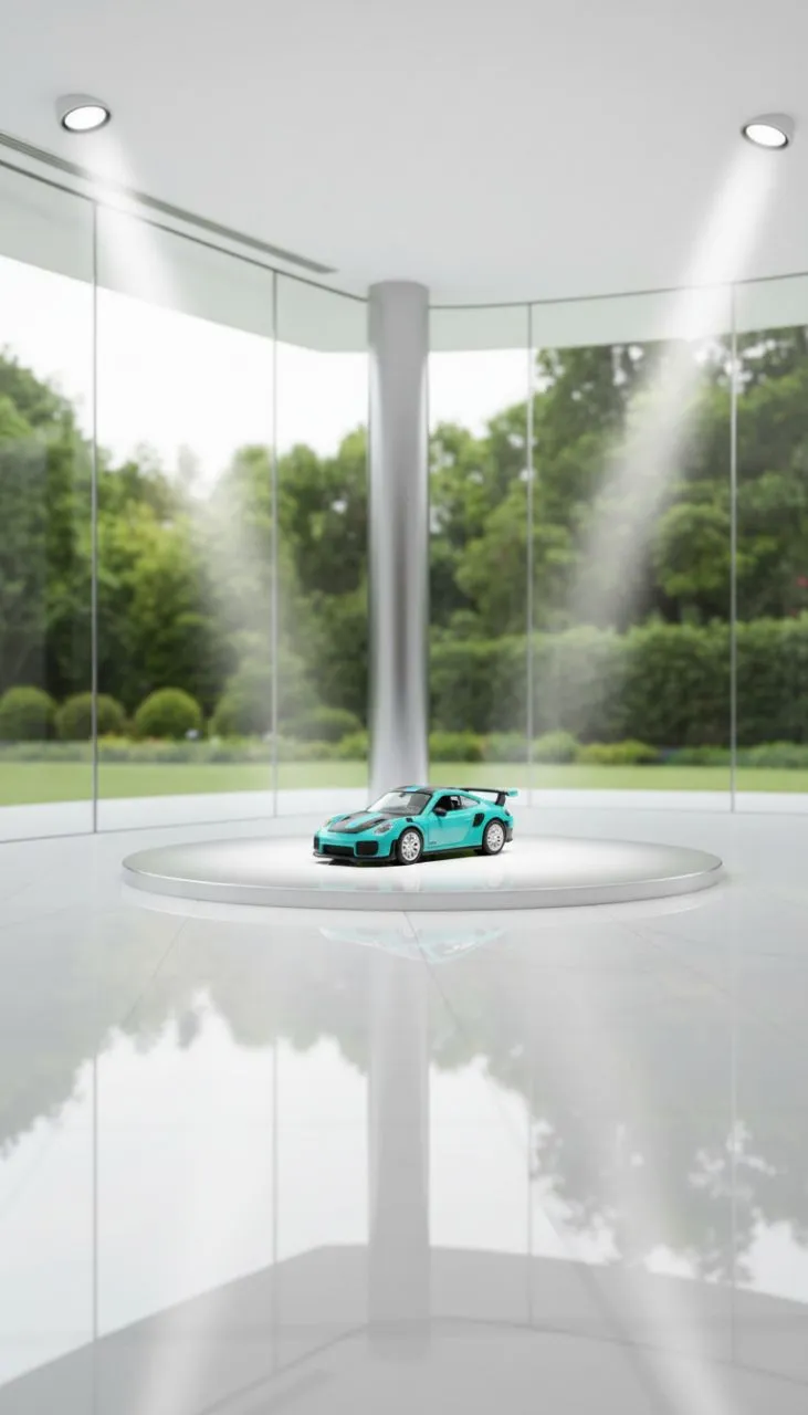 Bburago Porsche 911 GT2 RS Blue view 2