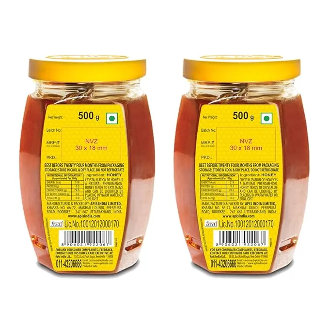 Apis Himalaya Honey (Pack of 2 x 500 g each) view 2