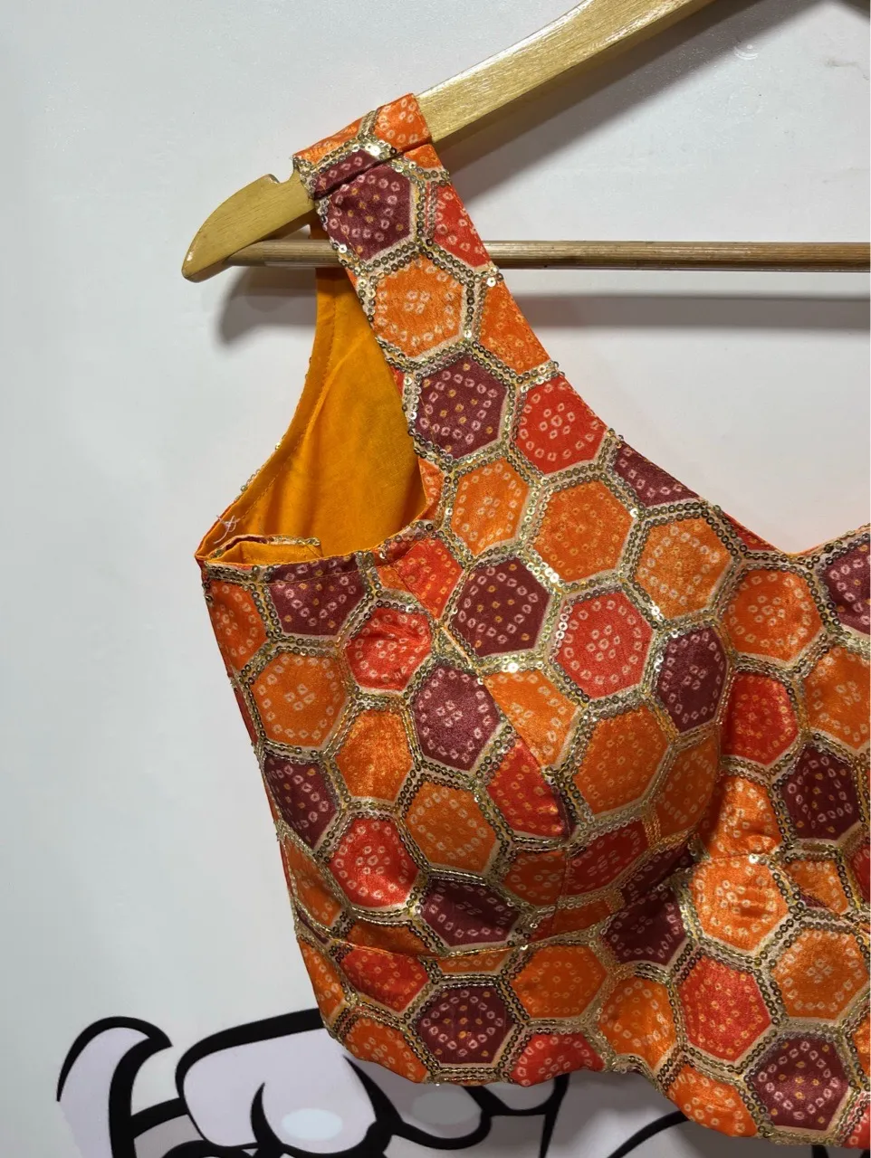 Ethnic Print Blouse view 3