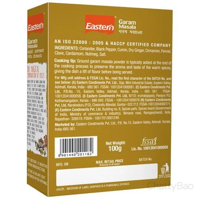 Eastern Garam Masala 100 g view 2