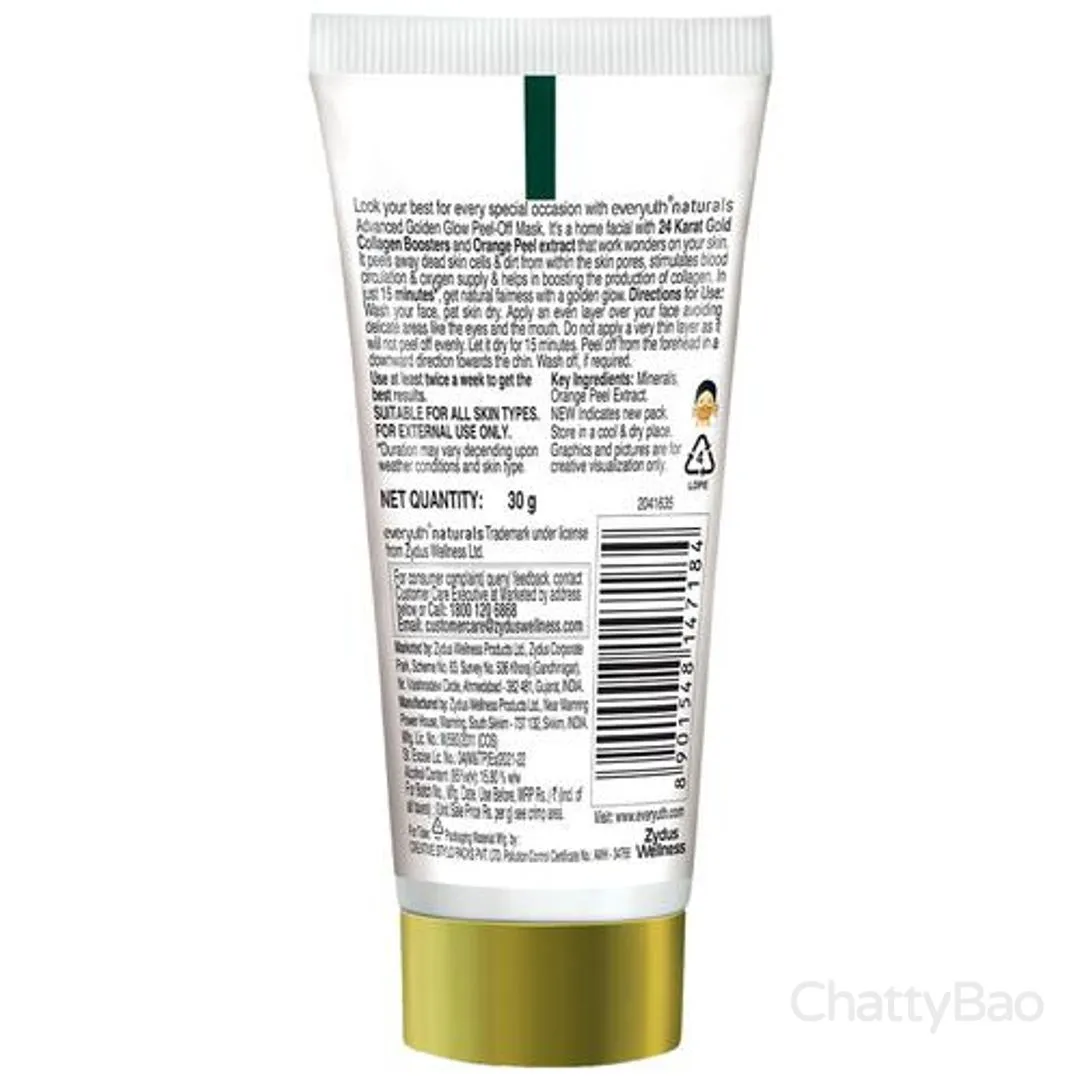 Everyuth Naturals Advanced Golden Glow Peel-off Mask 30 g view 2