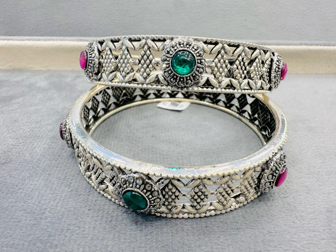 Antique Gemstone Bangles view 3