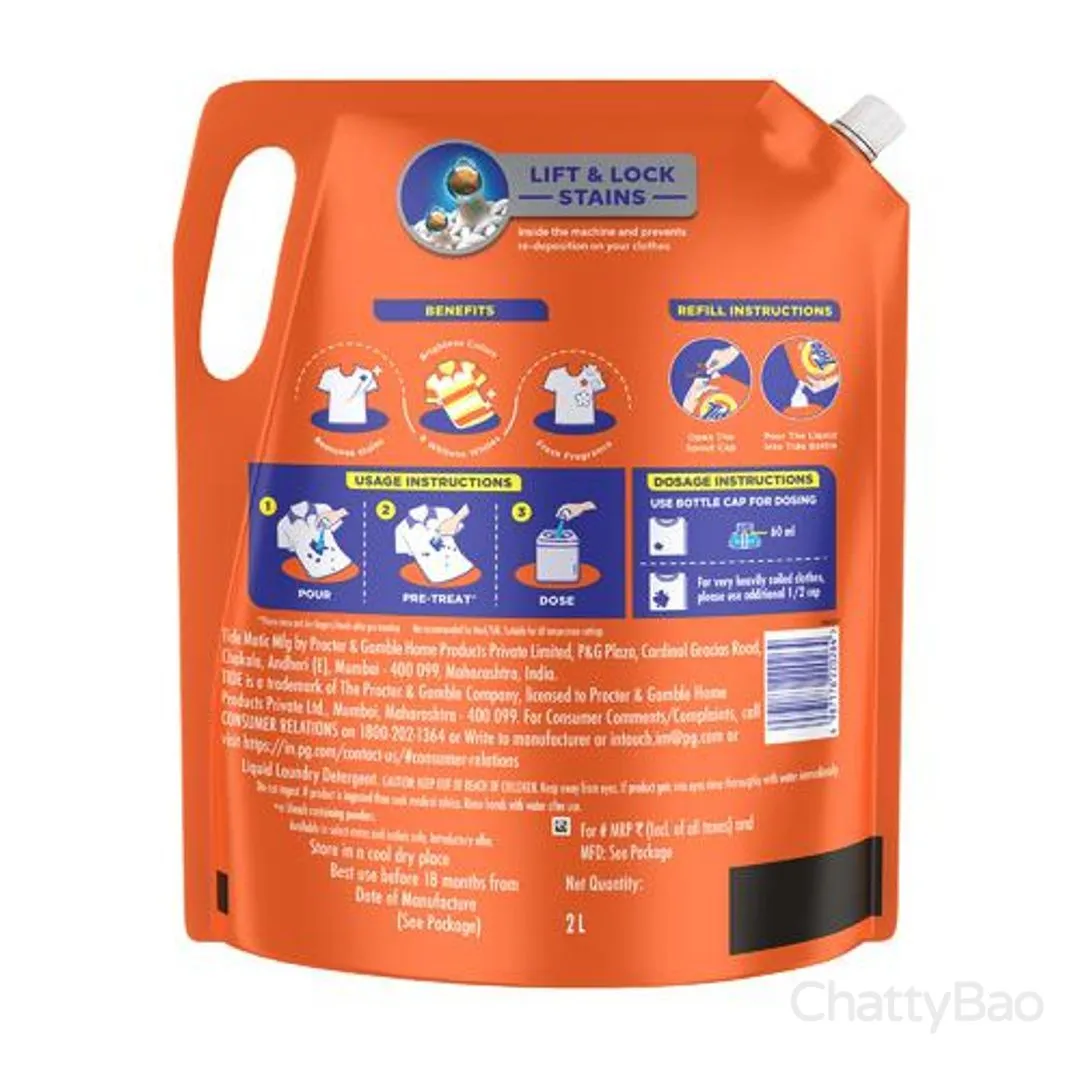 Tide Matic Liquid Detergent - Top Load 2 L view 2