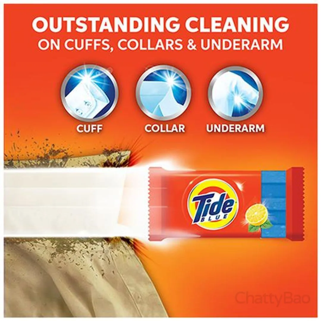 Tide Blue Detergent Bar Soap 200 g each (Pack of 5) view 4