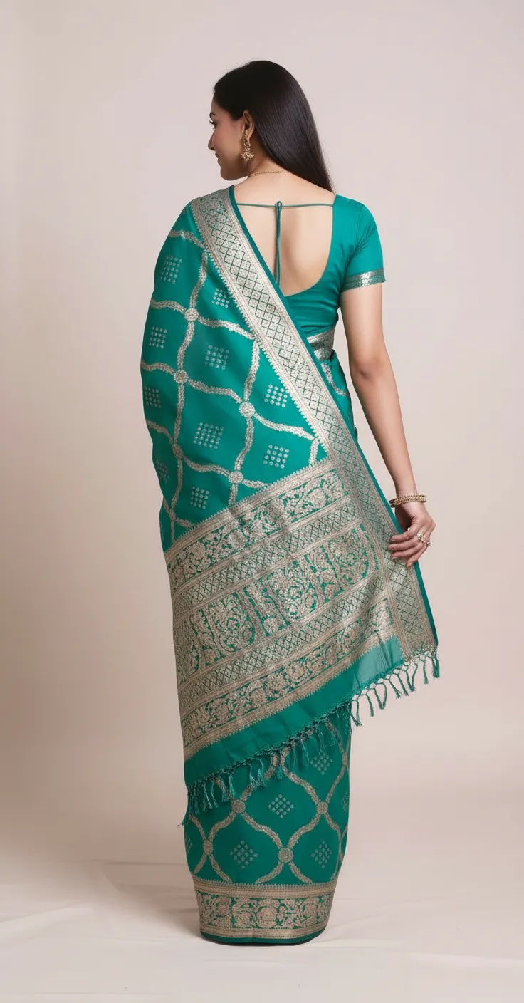 Designer Banarasi Saree. view 2
