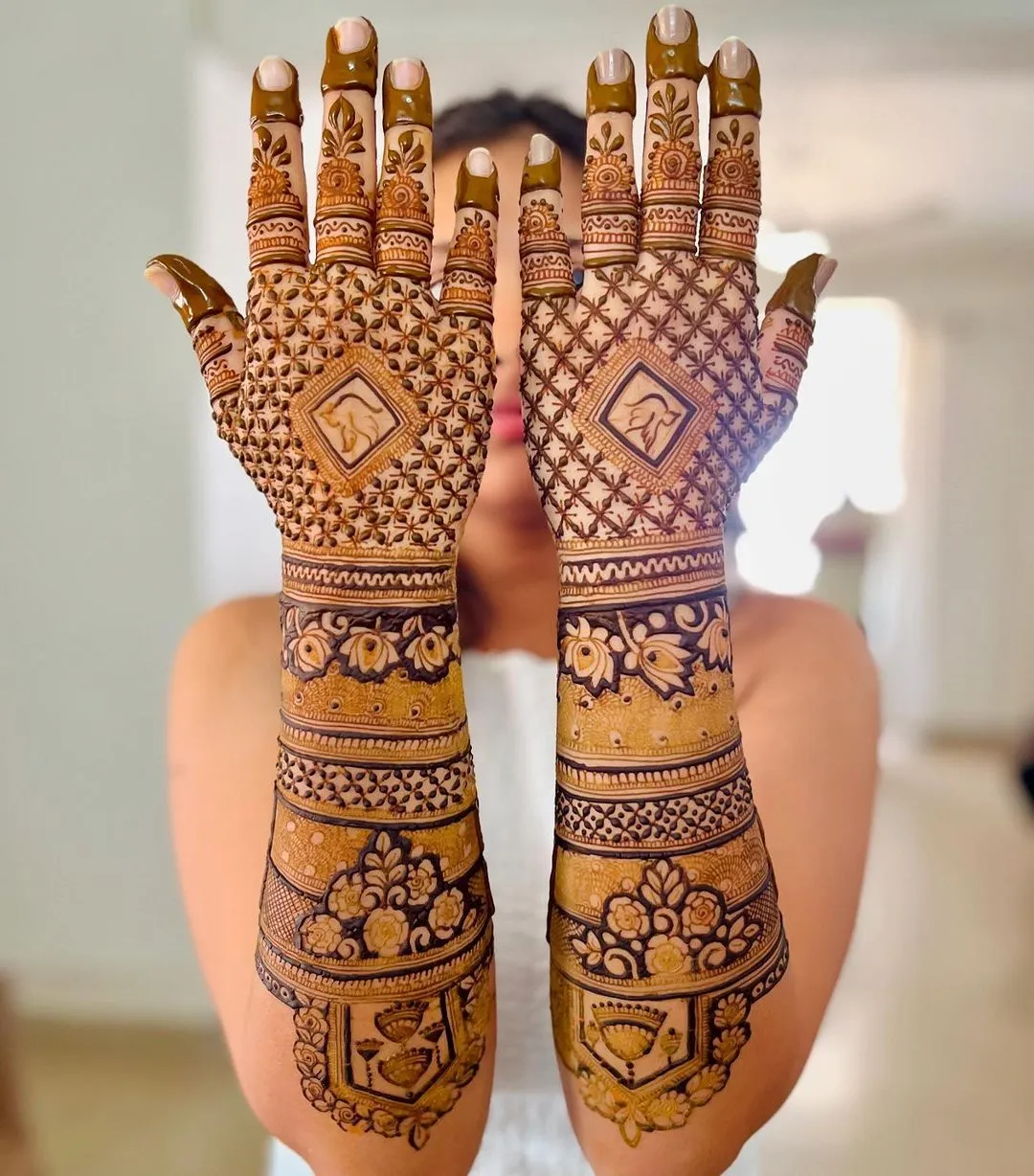 Intricate Bridal Mehndi view 3