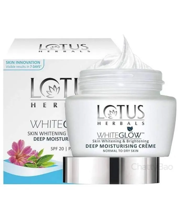 Lotus Herbals WhiteGlow - Deep Moisturising SPF 20 Face Cream 40 g view 2