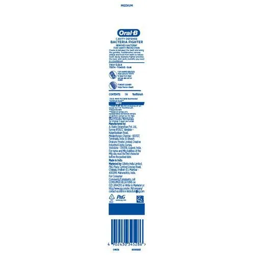 Oral B Cavity Defense 123 All Rounder Soft Toothbrush 1 Piece view 2