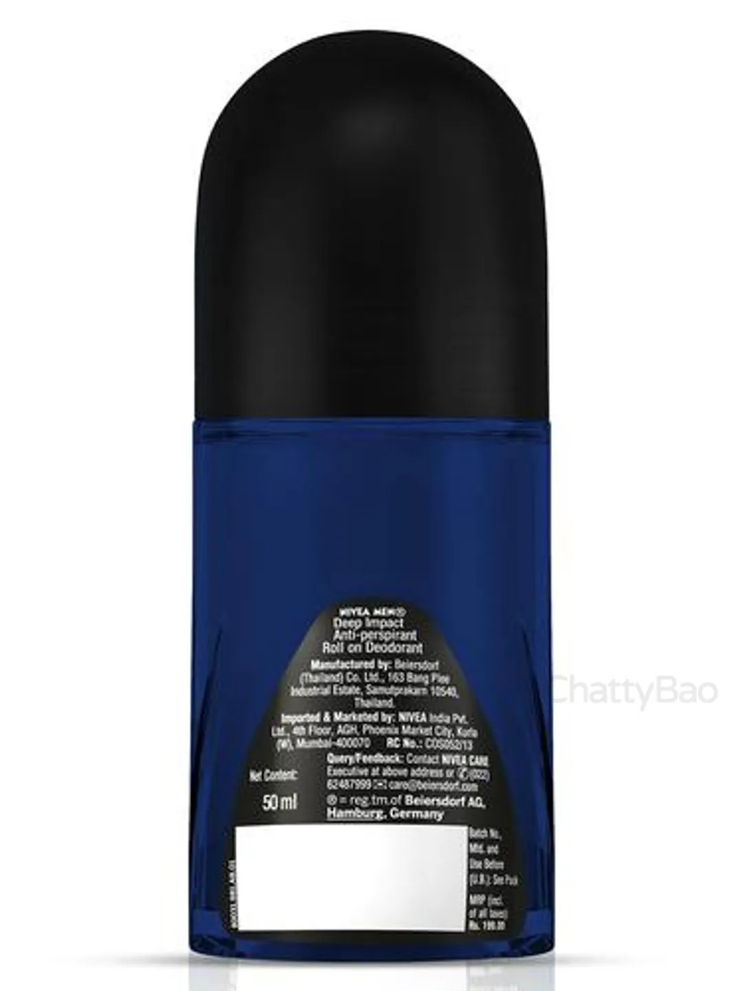 NIVEA MEN Deodorant Roll On - Deep Impact Freshness 50 ml view 2