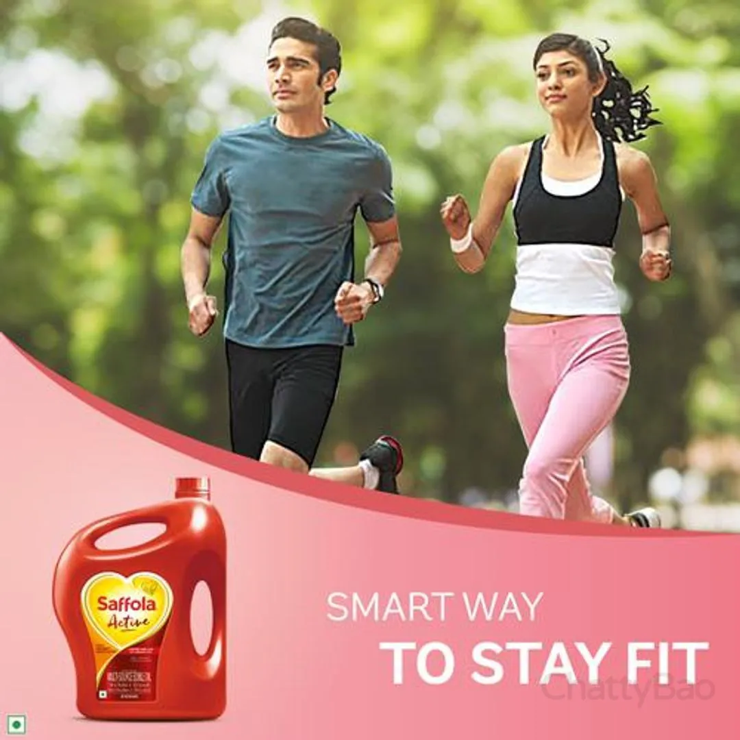 Saffola Active Refined Cooking Oil 5 L view 5